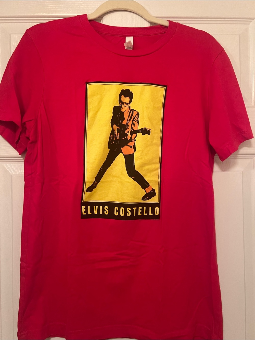 Elvis Costello Red Graphic T-Shirt